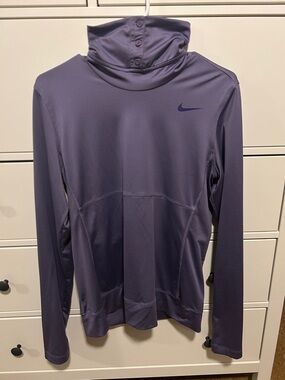 Nike Golf Dry-FIT Mock Neck Pullover - Lavender/Purple - Medium